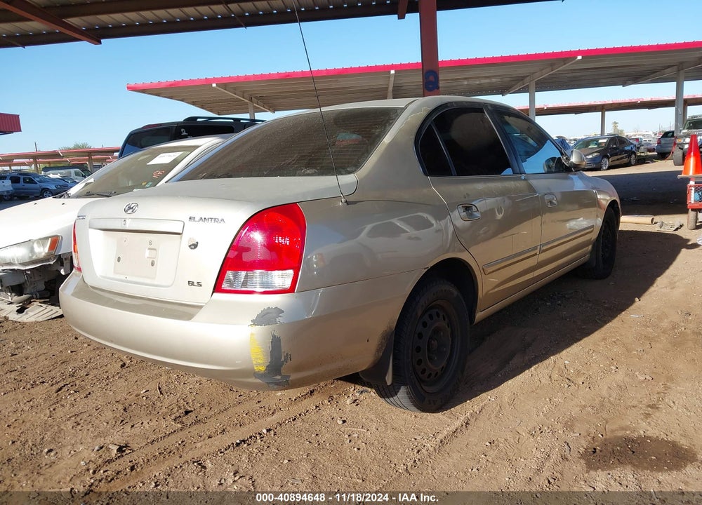 2002 HYUNDAI ELANTRA GLS VIN: KMHDN45D32U437987