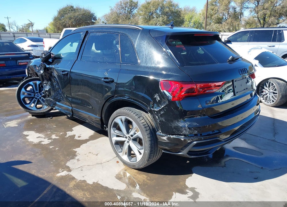 2022 AUDI Q3 PREMIUM PLUS 45 TFSI S LINE QUATTRO TIPTRONIC VIN: WA1EECF38N1015027