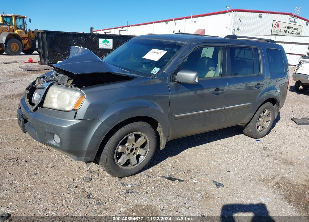 2009 HONDA PILOT TOURING VIN: 5FNYF38929B011019