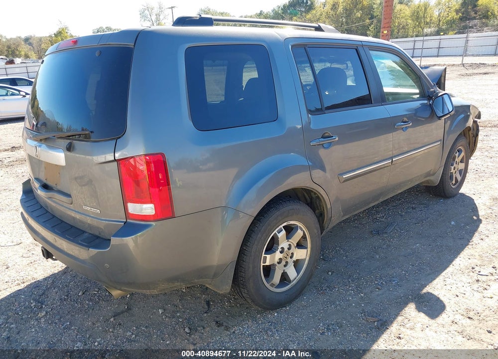 2009 HONDA PILOT TOURING VIN: 5FNYF38929B011019