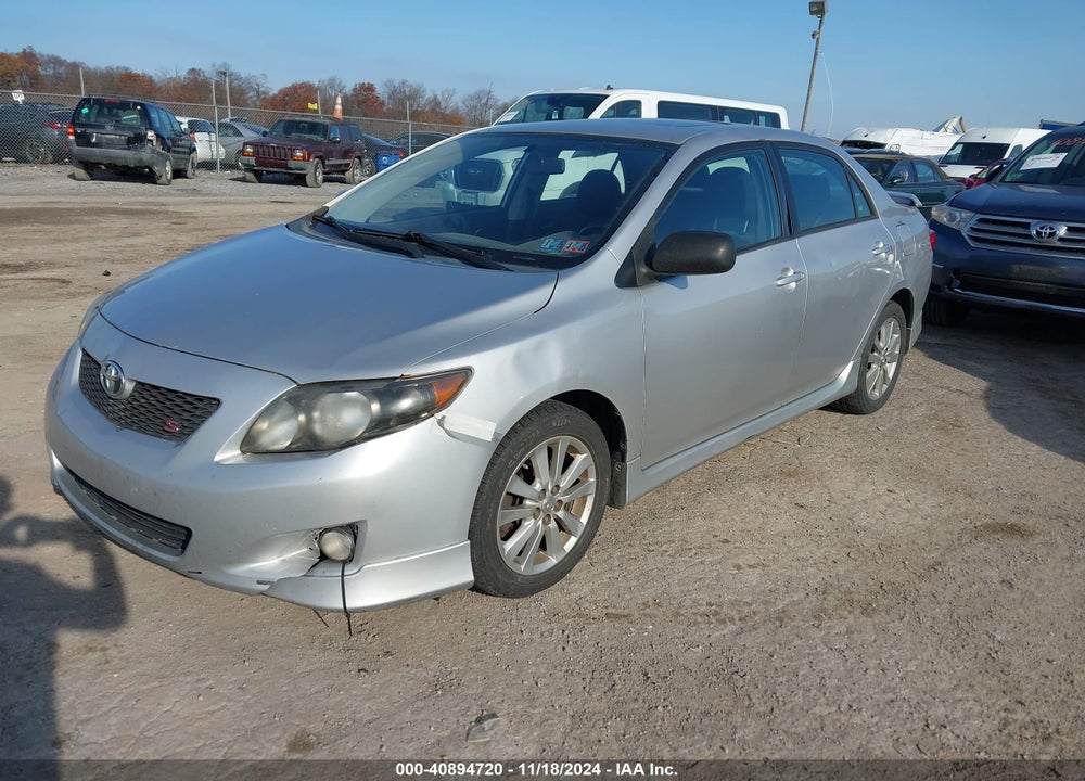 2010 TOYOTA COROLLA S VIN: 2T1BU4EE8AC389535
