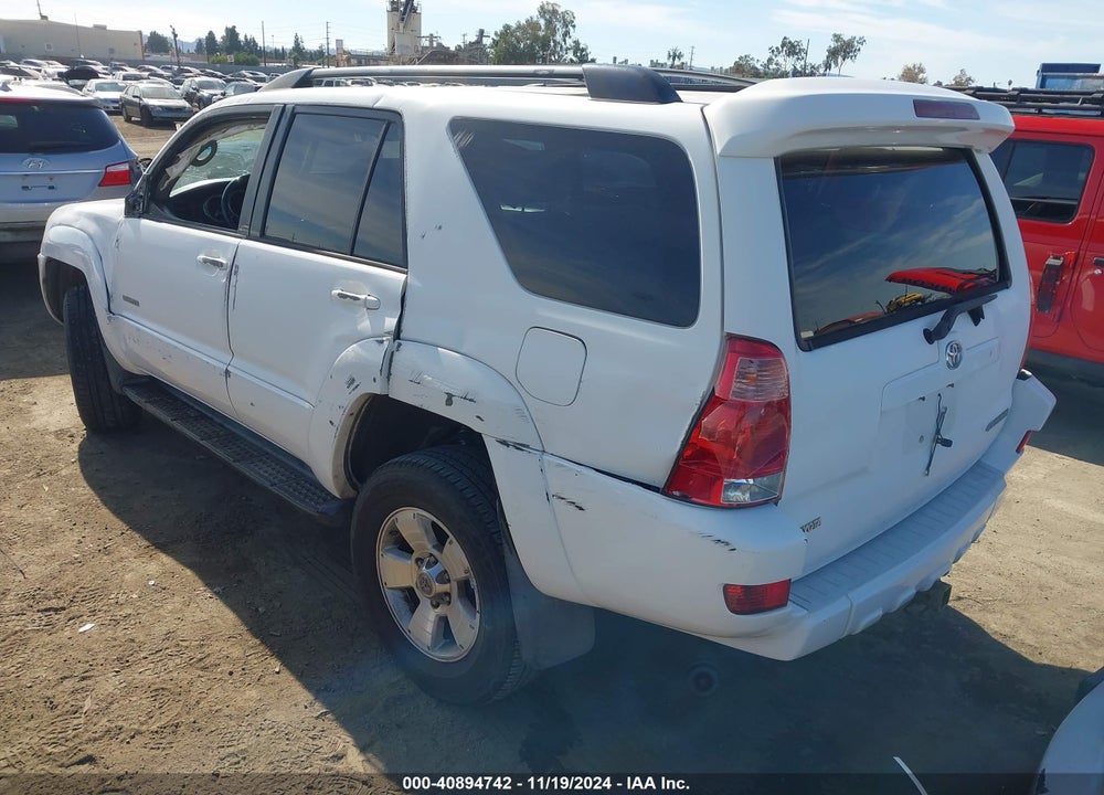 2005 TOYOTA 4RUNNER LIMITED V6 VIN: JTEZU17R650060700