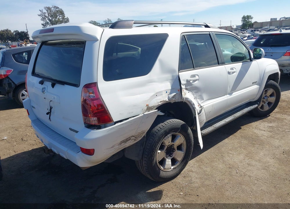 2005 TOYOTA 4RUNNER LIMITED V6 VIN: JTEZU17R650060700