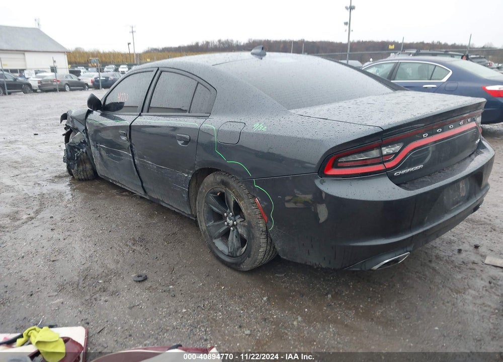 2016 DODGE CHARGER SXT VIN: 2C3CDXHG0GH332431