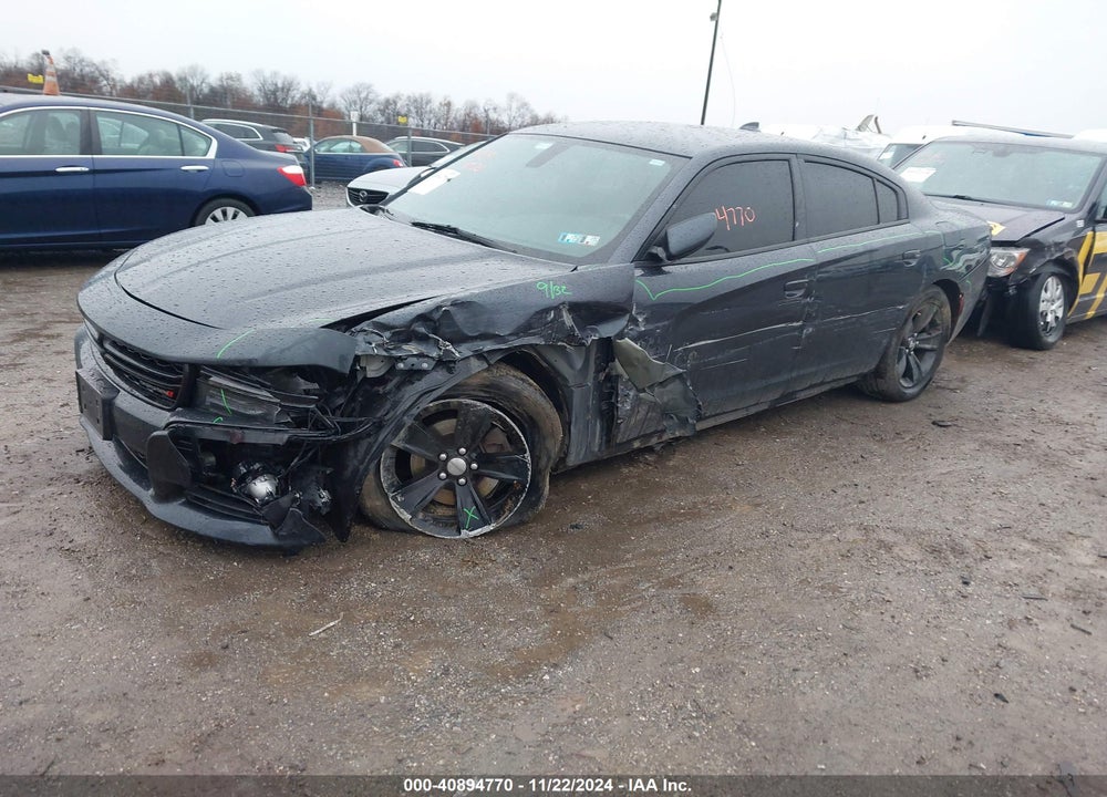 2016 DODGE CHARGER SXT VIN: 2C3CDXHG0GH332431