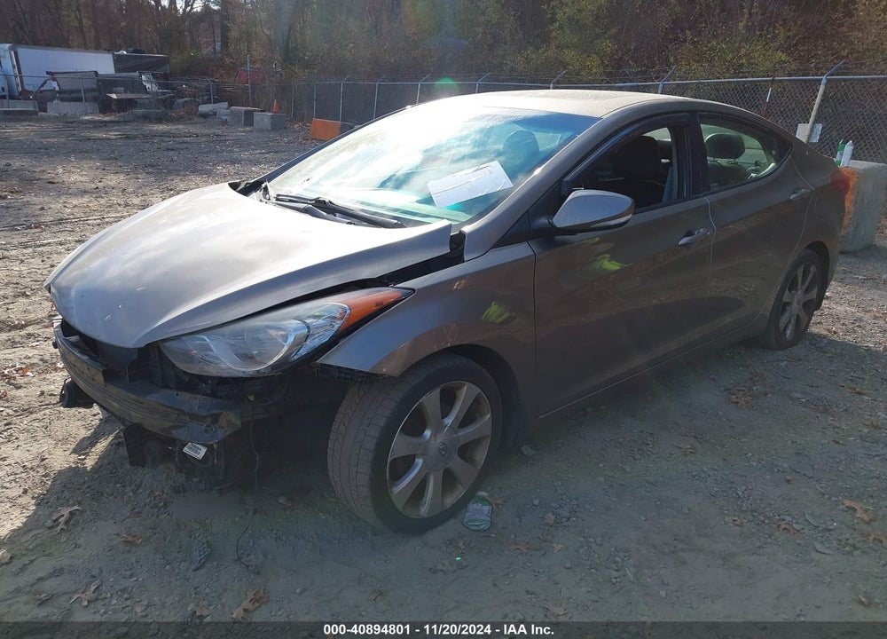 2013 HYUNDAI ELANTRA LIMITED VIN: 5NPDH4AE8DH272879