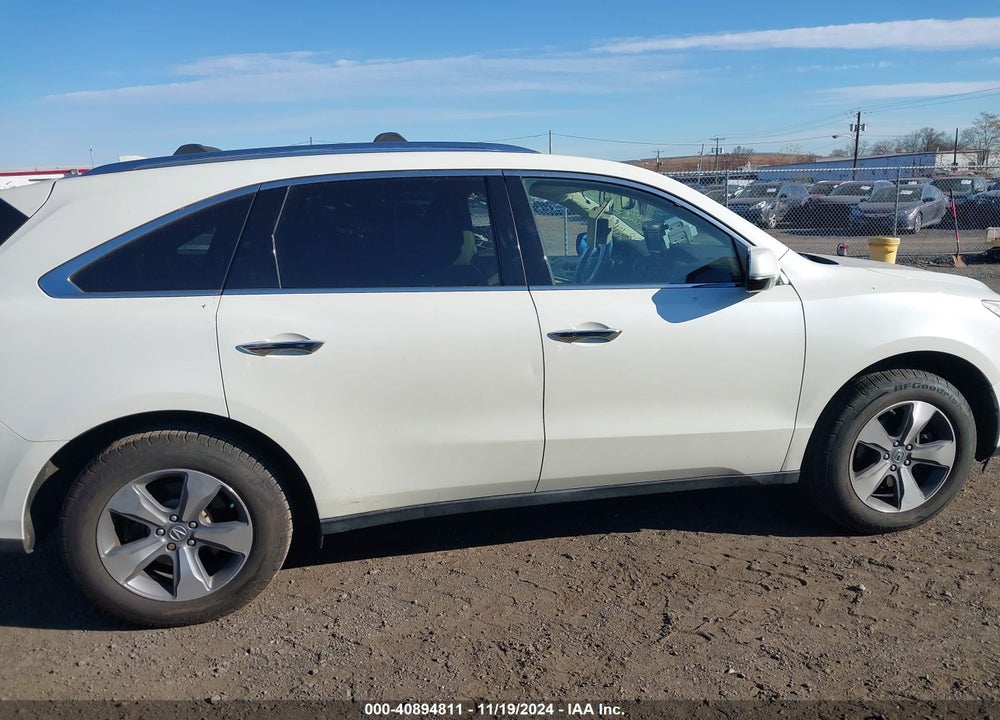 2015 ACURA MDX VIN: 5FRYD4H2XFB003243