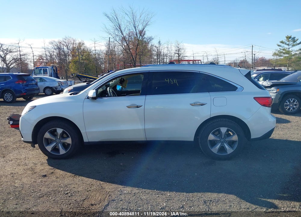 2015 ACURA MDX VIN: 5FRYD4H2XFB003243