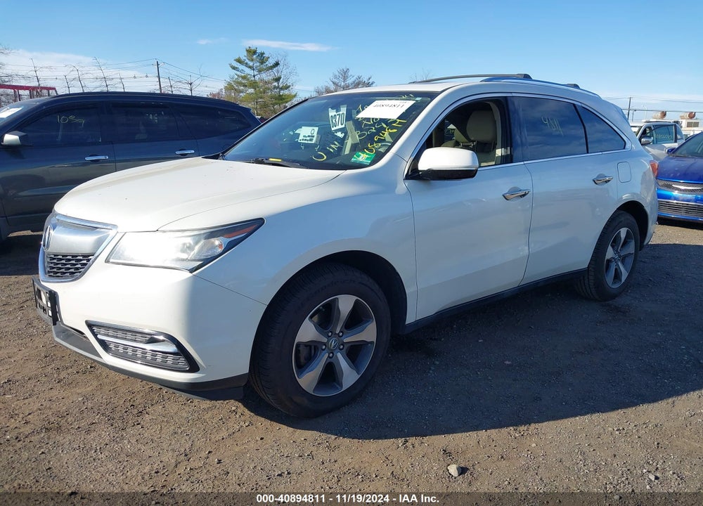 2015 ACURA MDX VIN: 5FRYD4H2XFB003243