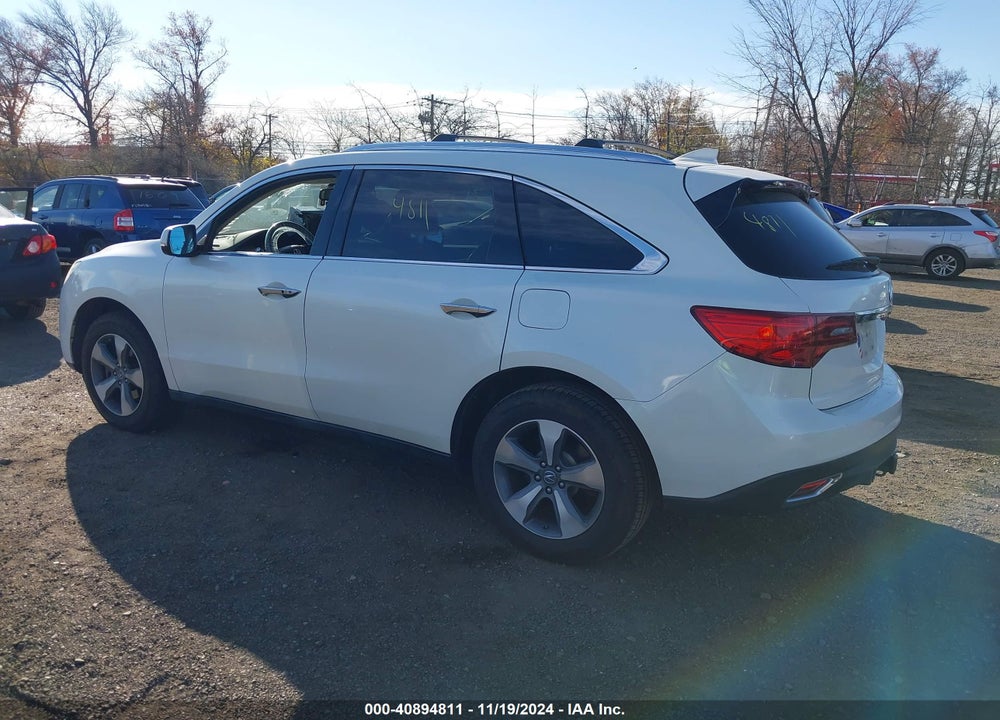 2015 ACURA MDX VIN: 5FRYD4H2XFB003243