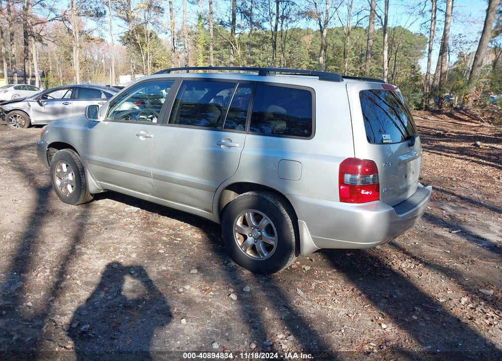 2005 TOYOTA HIGHLANDER V6 VIN: JTEEP21A950077960