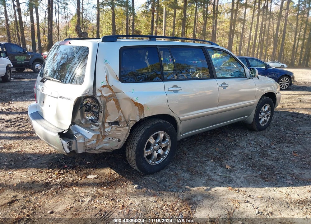 2005 TOYOTA HIGHLANDER V6 VIN: JTEEP21A950077960