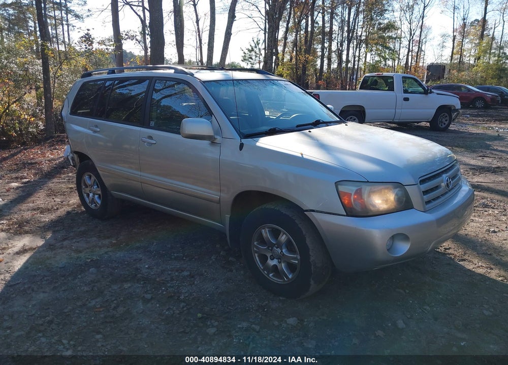 2005 TOYOTA HIGHLANDER V6 VIN: JTEEP21A950077960
