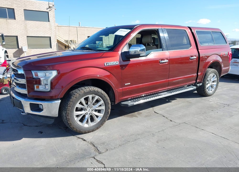 2015 FORD F-150 LARIAT VIN: 1FTEW1EG5FKD48888