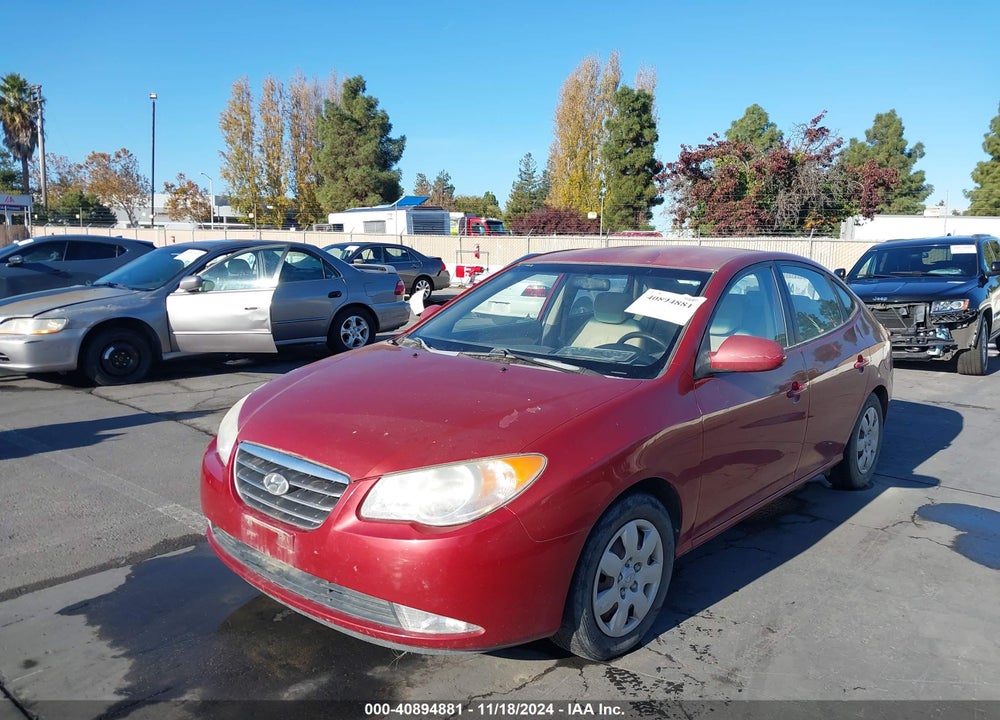 2008 HYUNDAI ELANTRA GLS/SE VIN: KMHDU46DX8U461620