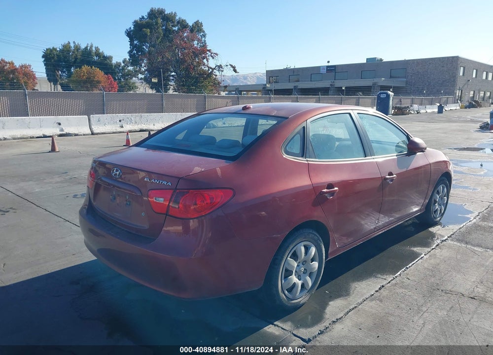 2008 HYUNDAI ELANTRA GLS/SE VIN: KMHDU46DX8U461620