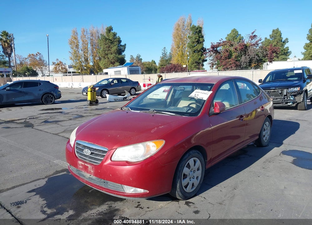 2008 HYUNDAI ELANTRA GLS/SE VIN: KMHDU46DX8U461620