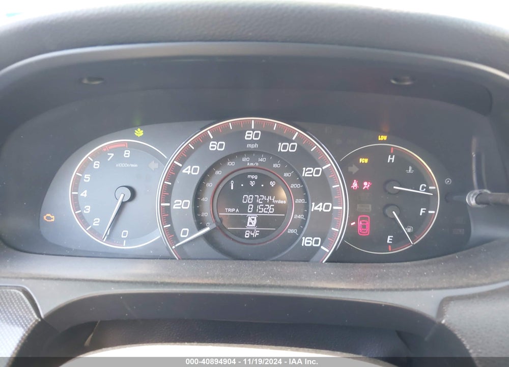 2014 HONDA ACCORD VIN: 1HGCT2B80EA007665