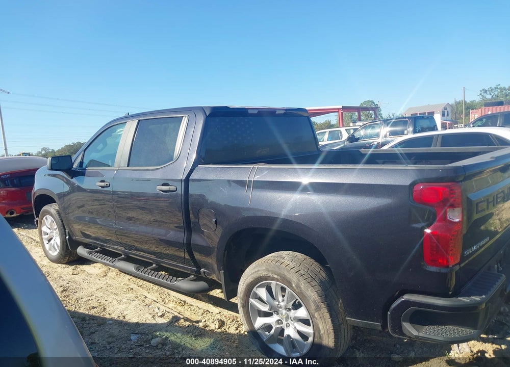 2022 CHEVROLET SILVERADO 1500 2WD SHORT BED CUSTOM VIN: 1GCPABEK1NZ519000