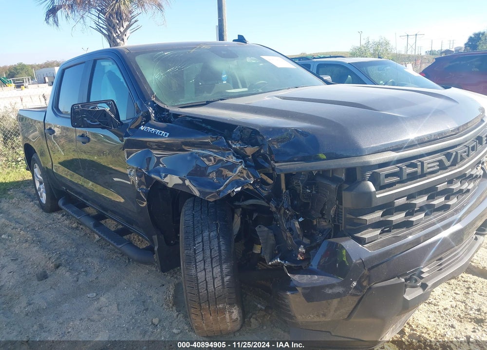 2022 CHEVROLET SILVERADO 1500 2WD SHORT BED CUSTOM VIN: 1GCPABEK1NZ519000