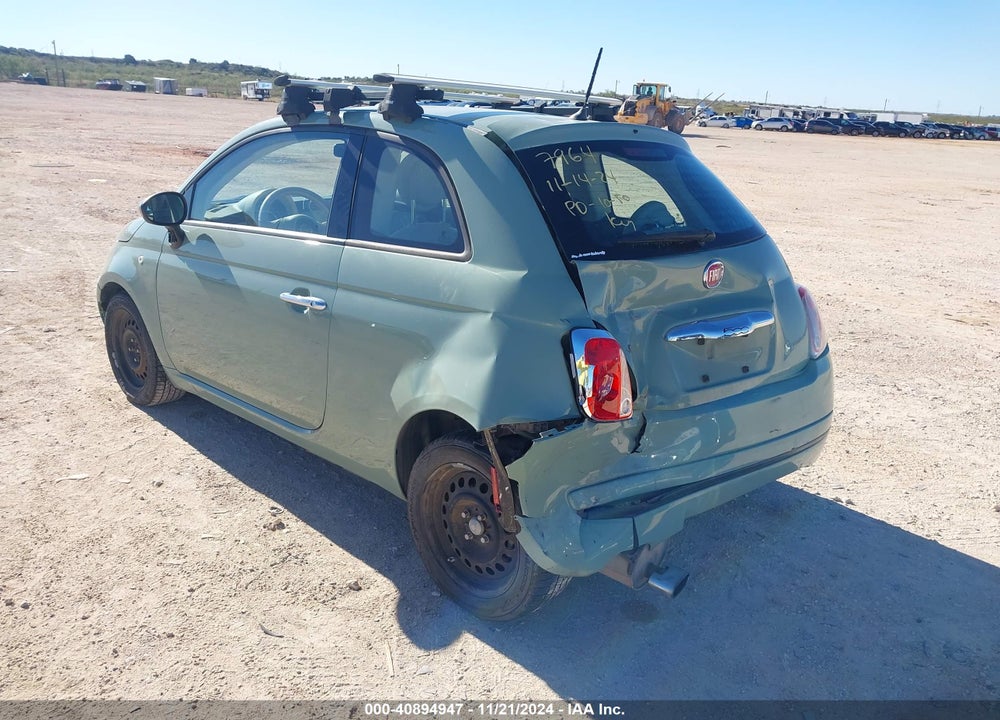 2015 FIAT 500 POP VIN: 3C3CFFAR2FT647964