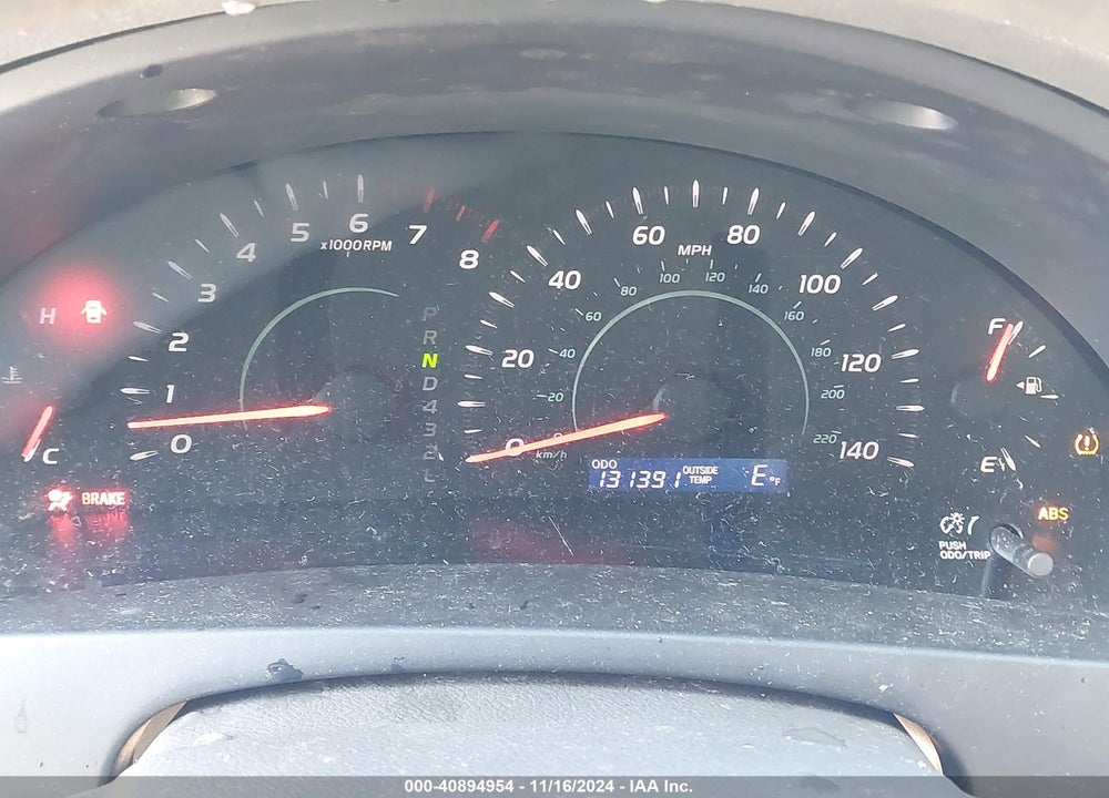2009 TOYOTA CAMRY LE VIN: 4T1BE46KX9U410218