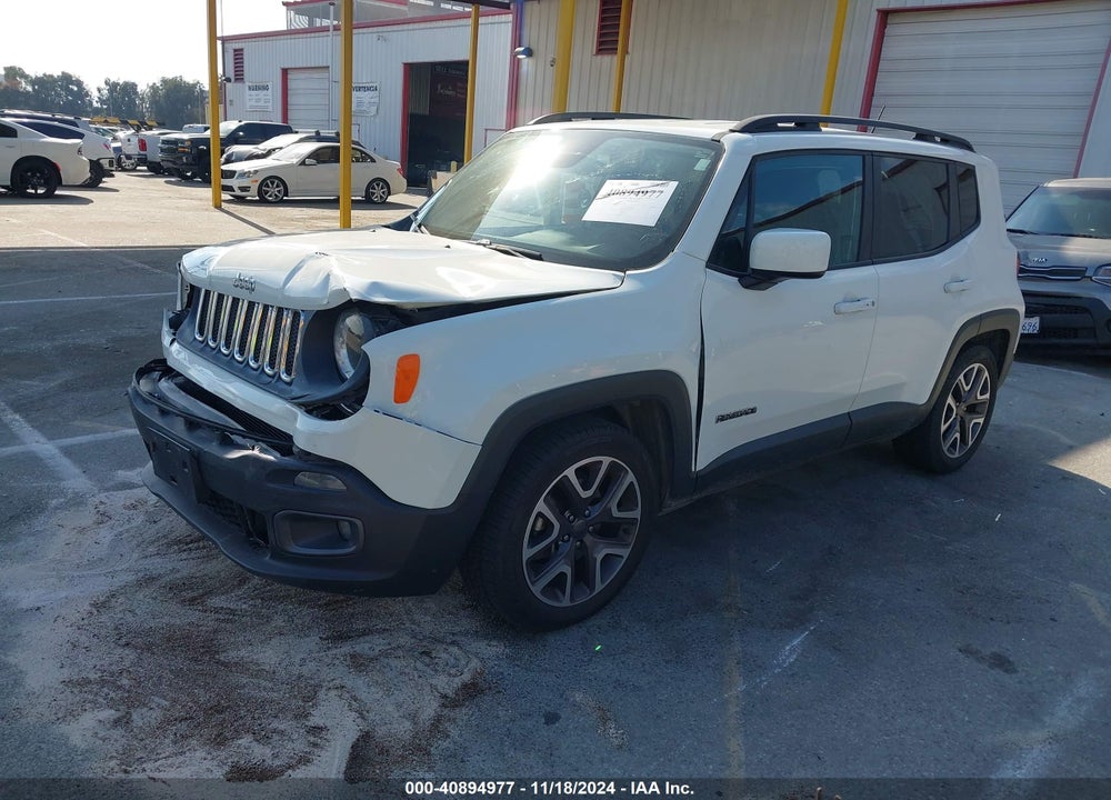 2016 JEEP RENEGADE LATITUDE VIN: ZACCJABT2GPC54353