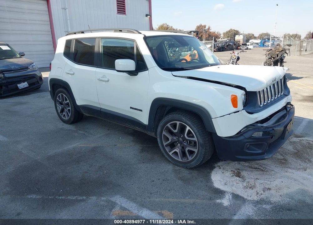 2016 JEEP RENEGADE LATITUDE VIN: ZACCJABT2GPC54353