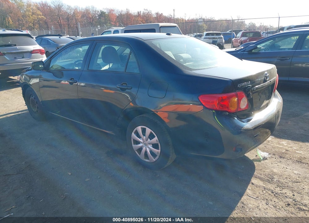 2009 TOYOTA COROLLA LE VIN: 2T1BU40E79C178006