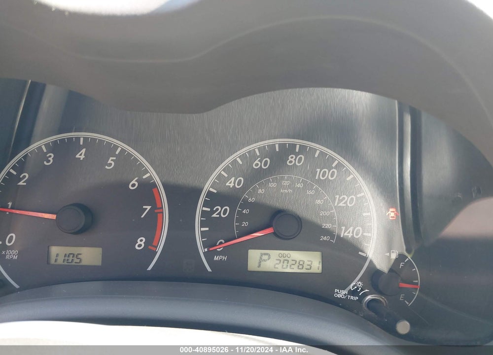 2009 TOYOTA COROLLA LE VIN: 2T1BU40E79C178006