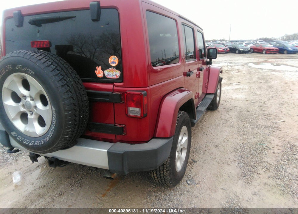 2013 JEEP WRANGLER UNLIMITED SAHARA VIN: 1C4HJWEG6DL510110