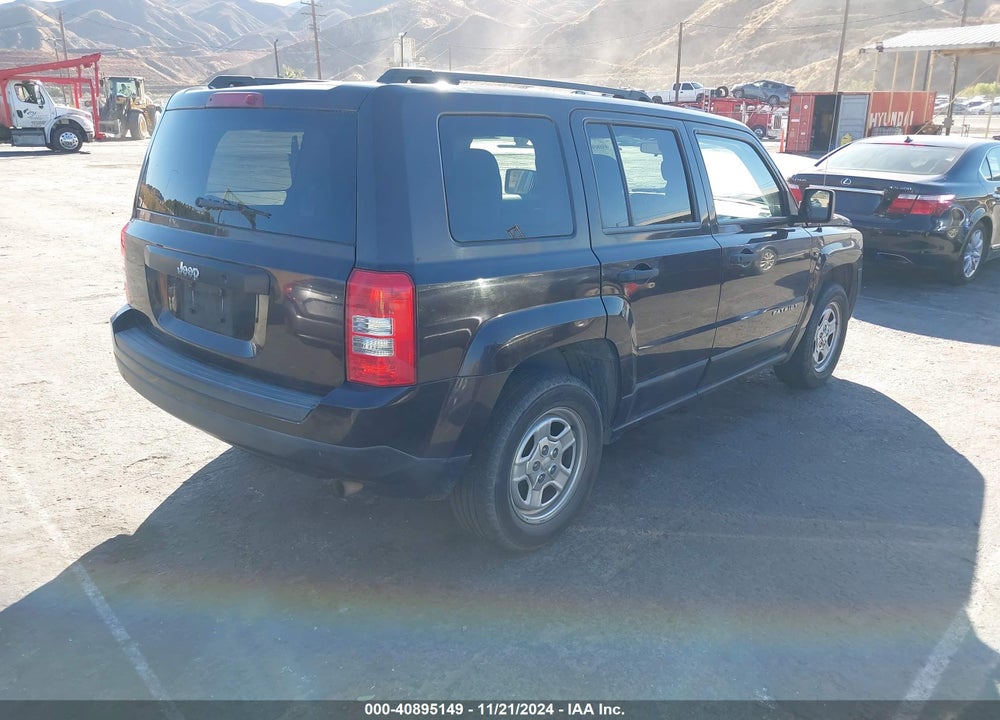 2014 JEEP PATRIOT SPORT VIN: 1C4NJPBBXED649184