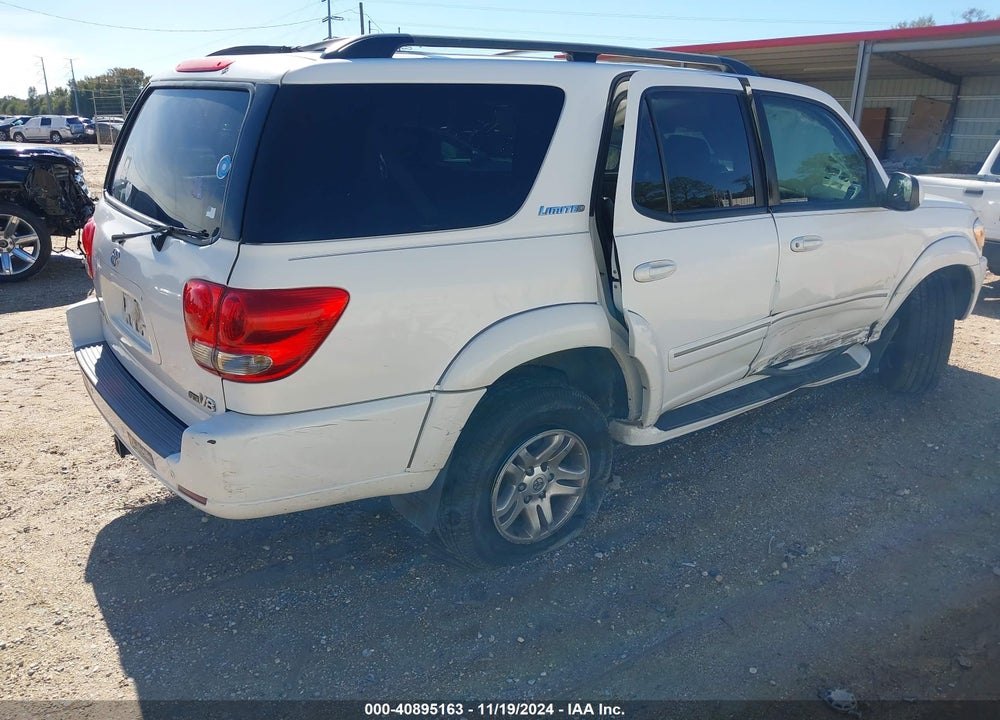 2006 TOYOTA SEQUOIA LIMITED V8 VIN: 5TDZT38A16S277257