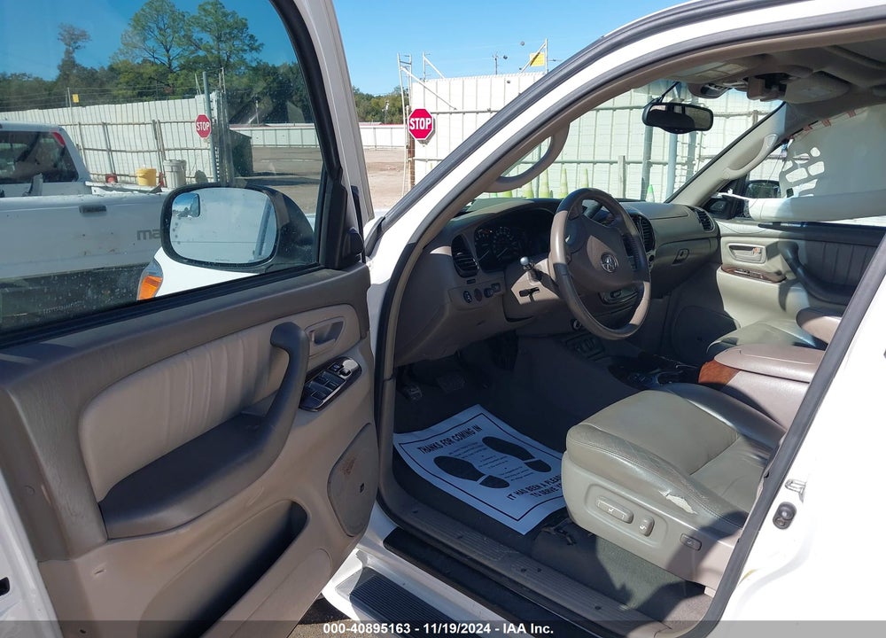 2006 TOYOTA SEQUOIA LIMITED V8 VIN: 5TDZT38A16S277257