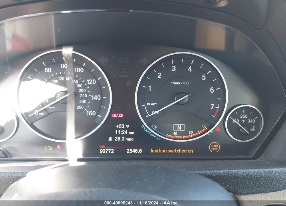 2013 BMW 328I VIN: WBA3C1G50DNR47167