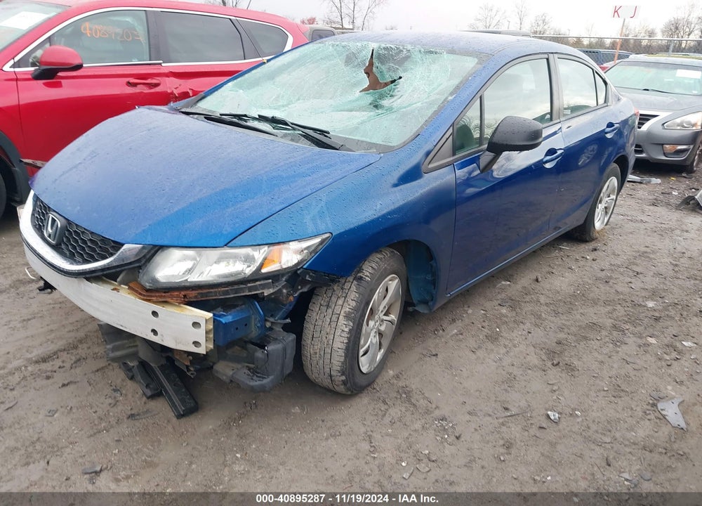 2015 HONDA CIVIC VIN: 19XFB2F59FE075458