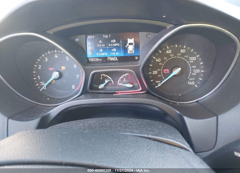 2017 FORD FOCUS VIN: 1FADP3K25HL231635