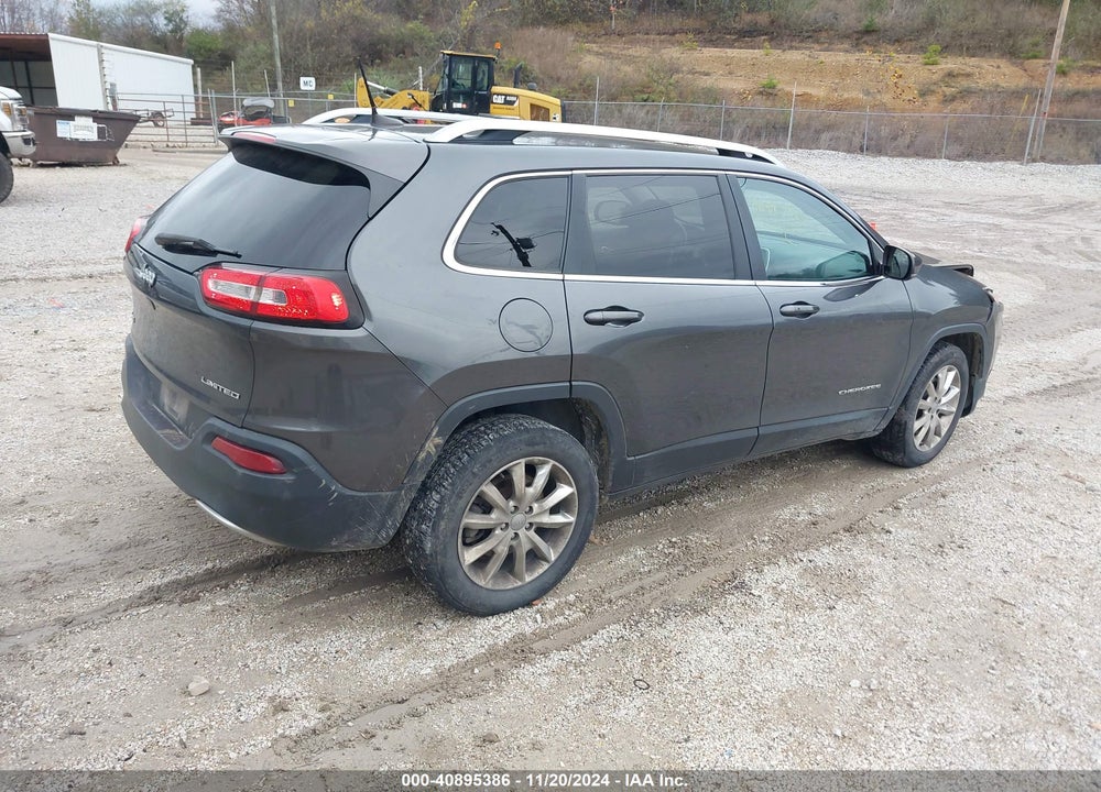 2016 JEEP CHEROKEE LIMITED VIN: 1C4PJMDB7GW213694