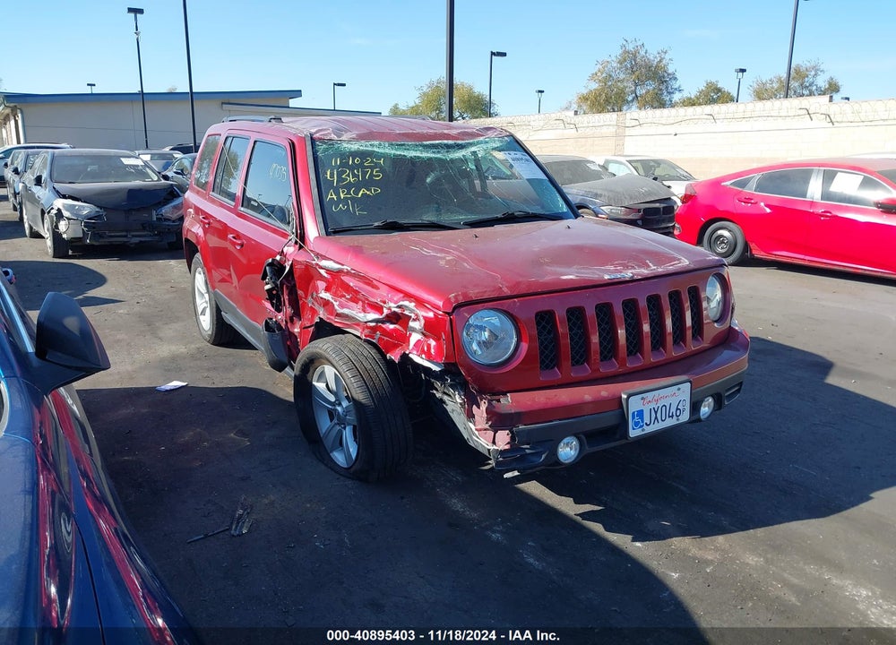 2017 JEEP PATRIOT SPORT FWD VIN: 1C4NJPBB0HD130987