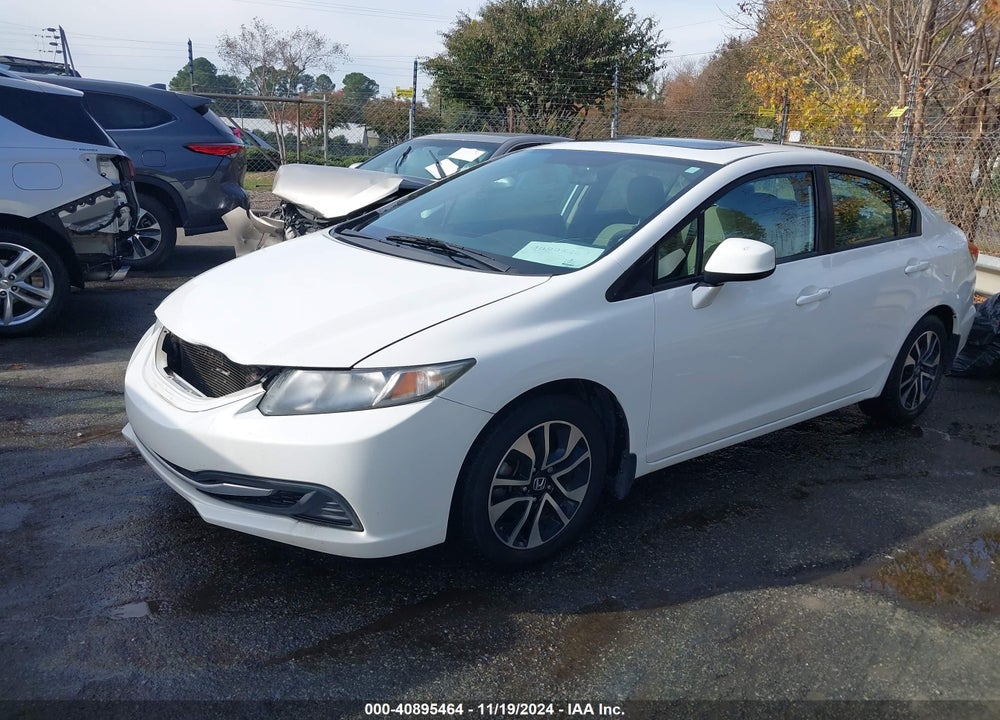 2013 HONDA CIVIC EX VIN: 19XFB2F83DE073650