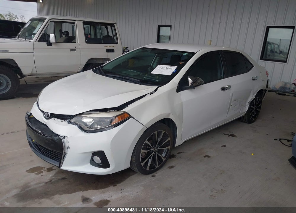 2016 TOYOTA COROLLA S PLUS VIN: 5YFBURHE6GP559604