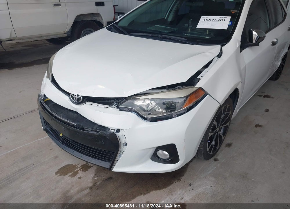 2016 TOYOTA COROLLA S PLUS VIN: 5YFBURHE6GP559604