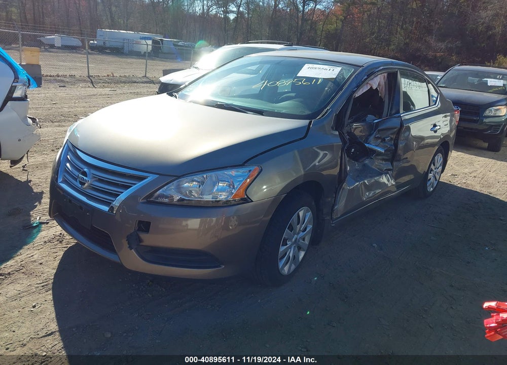 2015 NISSAN SENTRA SV VIN: 3N1AB7AP4FY322161