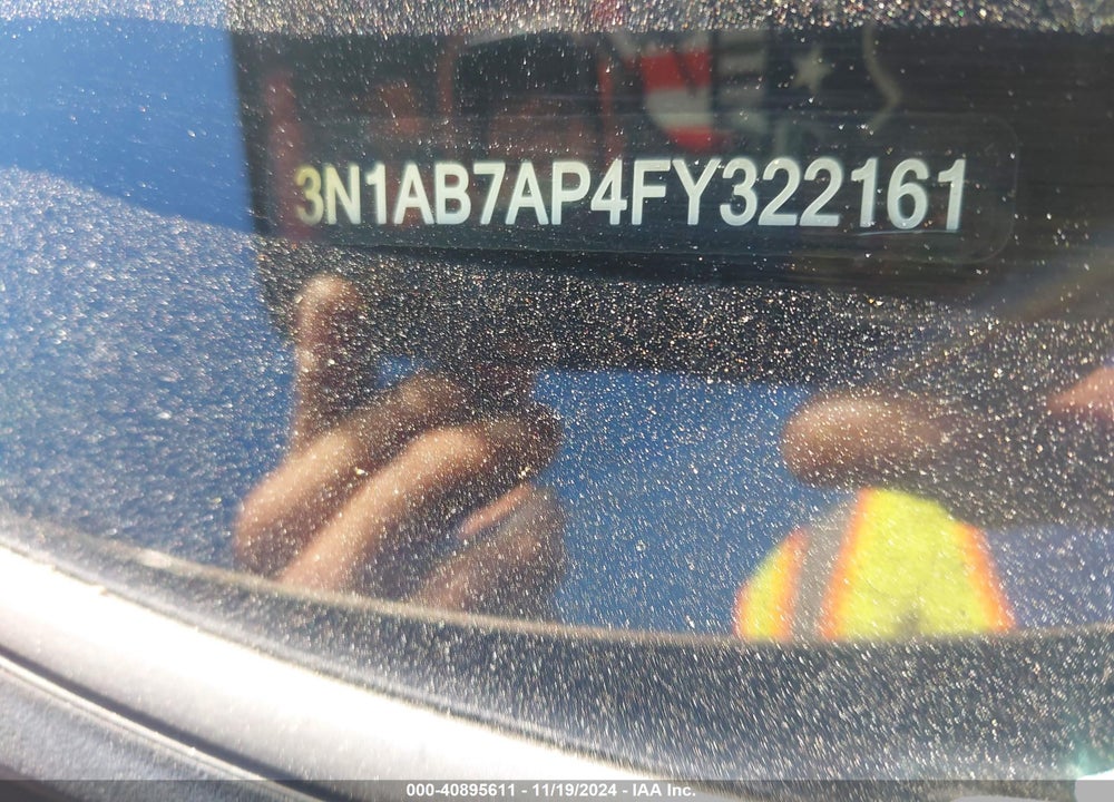 2015 NISSAN SENTRA SV VIN: 3N1AB7AP4FY322161
