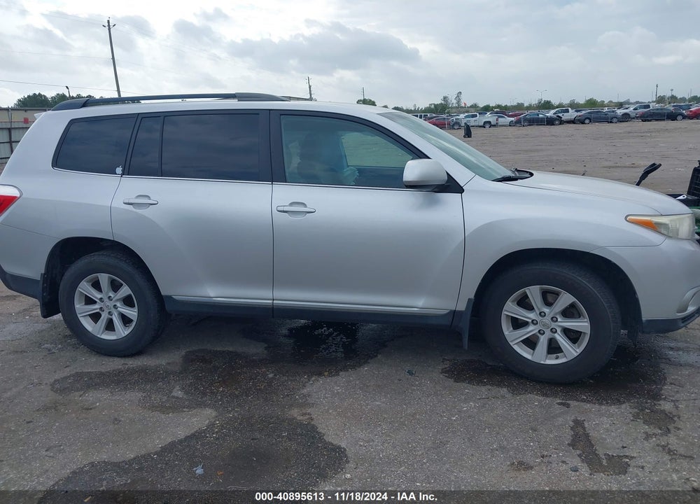 2013 TOYOTA HIGHLANDER BASE PLUS V6 VIN: 5TDZK3EH3DS107810