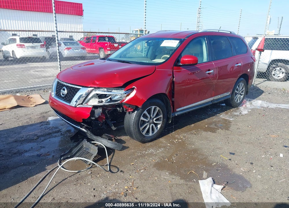 2013 NISSAN PATHFINDER SL VIN: 5N1AR2MNXDC640048