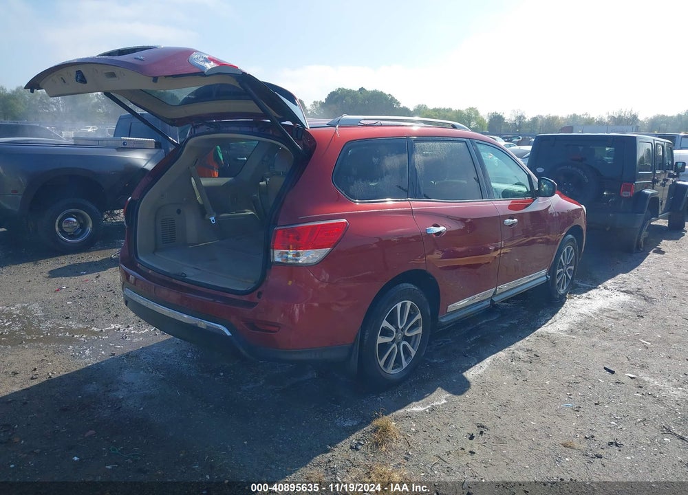 2013 NISSAN PATHFINDER SL VIN: 5N1AR2MNXDC640048