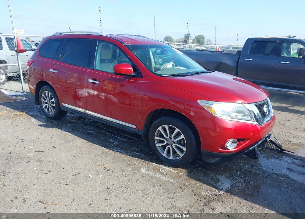 2013 NISSAN PATHFINDER SL VIN: 5N1AR2MNXDC640048