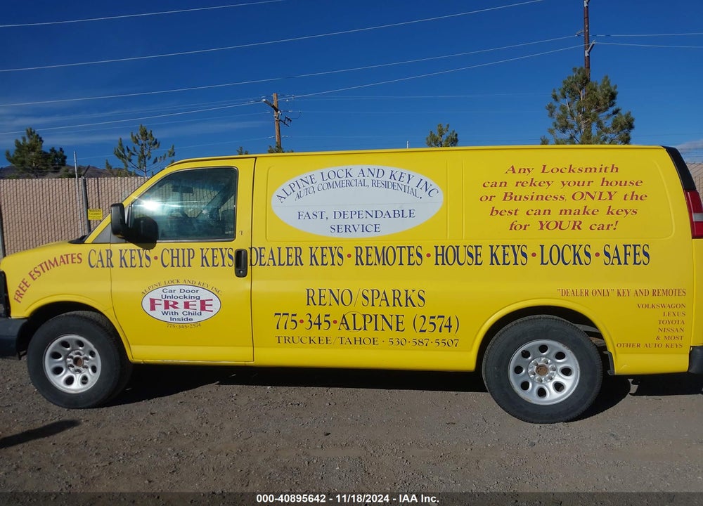 2009 GMC SAVANA 1500 WORK VAN VIN: 1GTFG15X891183155