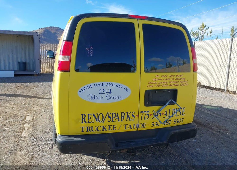 2009 GMC SAVANA 1500 WORK VAN VIN: 1GTFG15X891183155